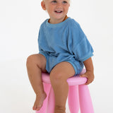 Terry Romper - Bubblegum