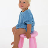 Terry Romper - Bubblegum