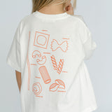 Pasta Tee - White