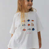 Go Fish Tee - White