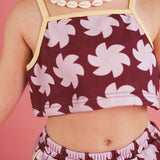 Lenn Crop - Plum