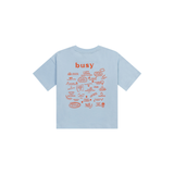 Busy Tee - Sky Blue