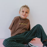 Cotton Check Pant - Forest