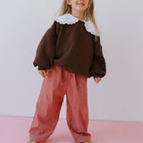 Cotton Check Pant - Pink