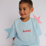 Busy Tee - Sky Blue