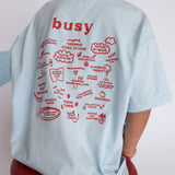 Busy Tee - Sky Blue