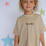 Busy Tee - Tan