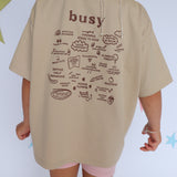 Busy Tee - Tan