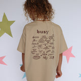Busy Tee - Tan