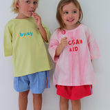 Ocean Kid Tee - Coral Wash