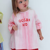 Ocean Kid Tee - Coral Wash