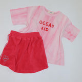 Ocean Kid Tee - Coral Wash