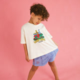 Aussie Animal Tee - Cream