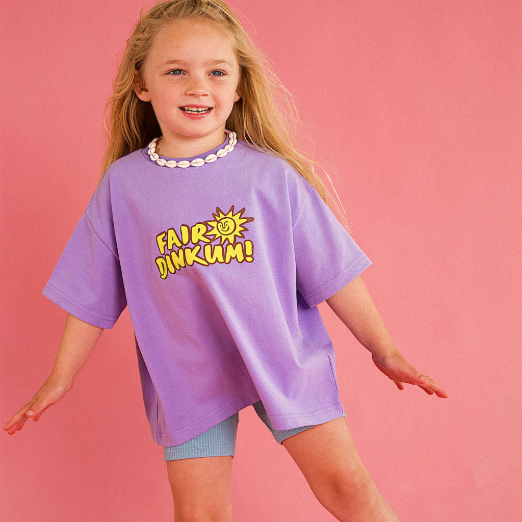 Fair Dinkum Tee - Bush Fairy Floss