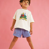 Aussie Animal Tee - Cream