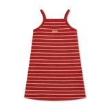 Outdoors Dress - Fiery Red Stripe