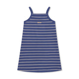 Outdoors Dress -Ocean Blue Stripe