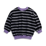 Stripe Cotton Pullover - Lavender